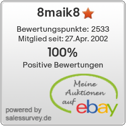 Auktionen und Bewertungen von 8maik8