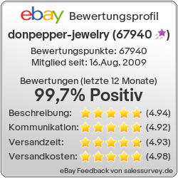 Auktionen und Bewertungen von donpepper-jewelry