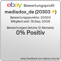 Auktionen und Bewertungen von mediadox_de