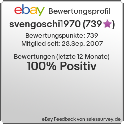 Auktionen und Bewertungen von svengoschi1970