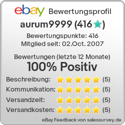 Auktionen und Bewertungen von Aurum9999