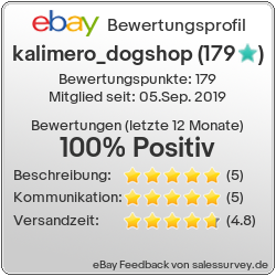 Auktionen und Bewertungen von kalimero_dogshop