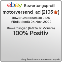 Auktionen und Bewertungen von motorversand_ad