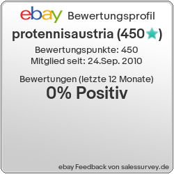 Auktionen und Bewertungen von protennisaustria