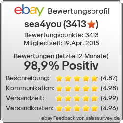 Bewertungen von sea4you auf Ebay