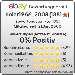 Auktionen und Bewertungen von solar1966_2008